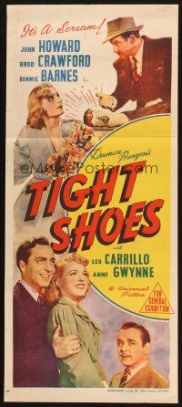 1y966 TIGHT SHOES Aust daybill '41 Binnie Barnes, from Damon Runyon story, different!