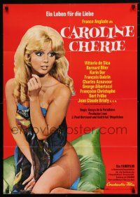 1y306 CAROLINE CHERIE German '68 great image of sexy France Anglade in title role!
