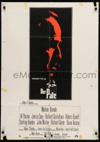1y349 GODFATHER German '72 Marlon Brando in Francis Ford Coppola crime classic!