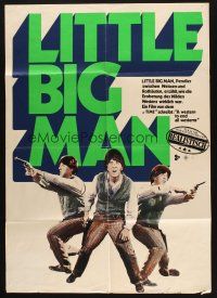 1y376 LITTLE BIG MAN green title style German '71 Dustin Hoffman as most neglected hero!