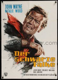 1y419 SEARCHERS German R61 different Rolf Goetze artwork of John Wayne, John Ford directed!