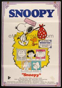 1y424 SNOOPY COME HOME white style German '72 Peanuts, Charlie Brown, great Schulz art of Snoopy!