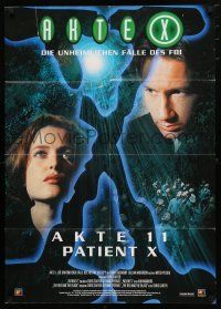 1y452 X-FILES Patient X video German '98 FBI agents David Duchovny & Gillian Anderson!