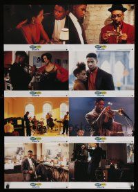 1y262 MO' BETTER BLUES German LC poster '90 Denzel Washington, Wesley Snipes, A Spike Lee Joint!