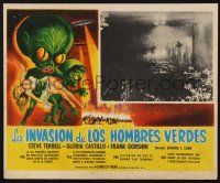 1y095 INVASION OF THE SAUCER MEN Mexican LC R60s classic border art of cabbage head aliens & girl!