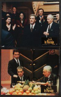 1y042 GODFATHER PART III set of 16 French LCs '90 Al Pacino, Garcia, Sofia & Francis Ford Coppola