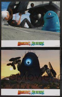 1y058 MONSTERS VS ALIENS set of 6 French LCs '09 DreamWorks CGI cartoon, oooze gonna save us!