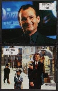 1y045 SCROOGED set of 12 French LCs '88 great images of Bill Murray, Karen Allen, Carol Kane!