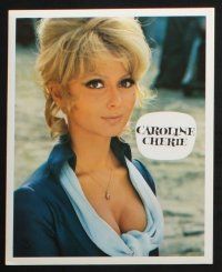 1y218 CAROLINE CHERIE set of 24 German LCs '68 great images of sexy France Anglade in title role!