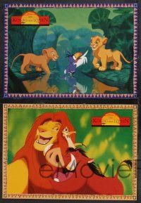1y221 LION KING set of 16 German LCs '94 classic Disney cartoon set in Africa, great images!