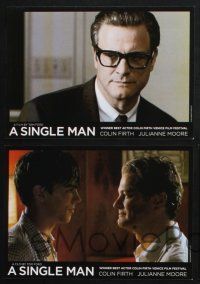 1y239 SINGLE MAN set of 8 German LCs '09 Julianne Moore, Colin Firth!