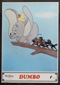 1y034 DUMBO set of 12 Spanish LCs R80s colorful art from Walt Disney circus elephant classic!