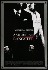 1z058 AMERICAN GANGSTER 1sh '07 Denzel Washington, Russell Crowe, Ridley Scott directed!