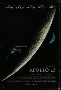 1z066 APOLLO 13 advance 1sh '95 directed by Ron Howard, Tom Hanks, Houston, we have a problem!