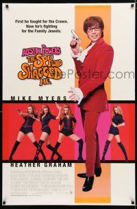 1z078 AUSTIN POWERS: THE SPY WHO SHAGGED ME DS 1sh '99 Mike Myers, super sexy Heather Graham!