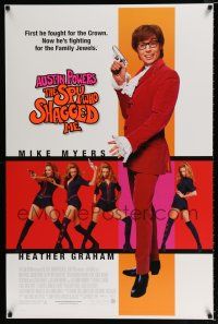 1z079 AUSTIN POWERS: THE SPY WHO SHAGGED ME int'l DS 1sh '99 Mike Myers, super sexy Heather Graham!