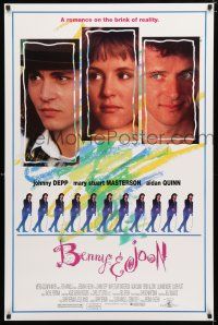 1z125 BENNY & JOON 1sh '93 Johnny Depp, Mary Stuart Masterson, Quinn, romance on the brink!