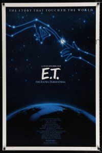 1z251 E.T. THE EXTRA TERRESTRIAL 1sh R85 Steven Spielberg classic, wonderful constellation art!