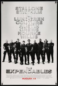 1z271 EXPENDABLES advance DS 1sh '10 Sylvester Stallone, Jason Statham, Jet Li, Lundgren & more!