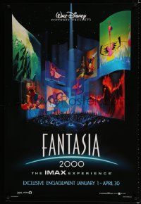1z277 FANTASIA 2000 IMAX advance DS 1sh '99 Walt Disney cartoon set to classical music!