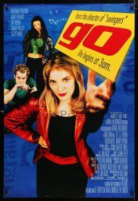 1z311 GO DS 1sh '99 Katie Holmes, Sarah Polley, drugs, directed by Doug Liman!