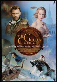 1z319 GOLDEN COMPASS advance DS Canadian 1sh '07 Nicole Kidman, Daniel Craig, sexy Eva Green!