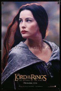 1z490 LORD OF THE RINGS: THE RETURN OF THE KING teaser 1sh '03 sexy Liv Tyler as Arwen!