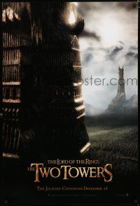 1z500 LORD OF THE RINGS: THE TWO TOWERS teaser 1sh '03 Peter Jackson epic, J.R.R. Tolkien!