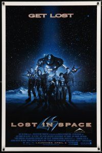 1z504 LOST IN SPACE advance 1sh '98 William Hurt, Matt LeBlanc, Heather Graham, Gary Oldman!