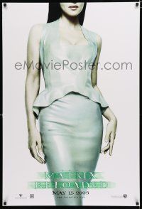 1z523 MATRIX RELOADED teaser DS 1sh '03 full-length sexy Monica Bellucci as Persephone!