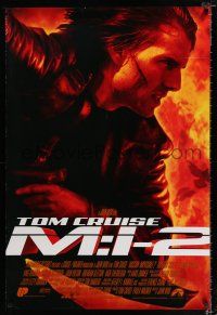 1z551 MISSION IMPOSSIBLE 2 int'l DS 1sh '00 Tom Cruise, sequel directed by John Woo!