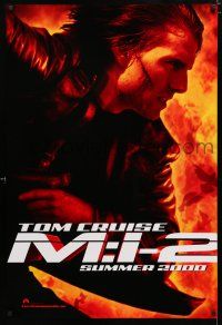 1z552 MISSION IMPOSSIBLE 2 teaser DS 1sh '00 Tom Cruise, sequel directed by John Woo!