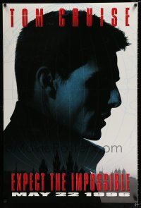 1z550 MISSION IMPOSSIBLE teaser DS 1sh '96 Tom Cruise, Jon Voight, Brian De Palma directed!