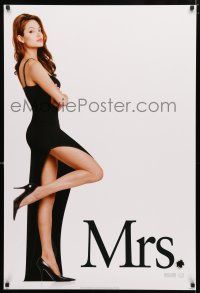 1z564 MR. & MRS. SMITH style B teaser 1sh '05 super-sexy full-length image of Angelina Jolie!
