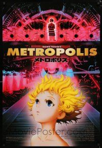 1z590 METROPOLIS ('01) 1sh '01 Rintaro futuristic anime written by Osamu Tezuka!