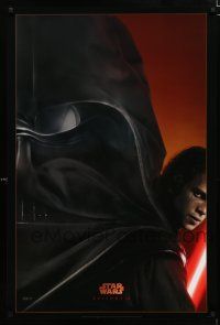1z648 REVENGE OF THE SITH style A teaser DS 1sh '05 Star Wars Episode III, Christensen as Vader!