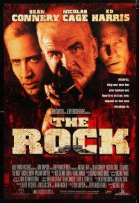 1z654 ROCK DS 1sh '96 Sean Connery, Nicolas Cage, Ed Harris, Alcatraz, Michael Bay!