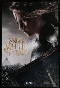 1z701 SNOW WHITE & THE HUNTSMAN teaser 1sh '12 cool image of Kristen Stewart!