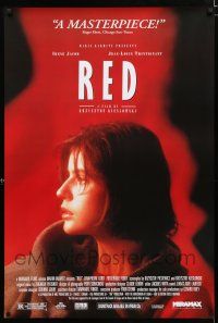 1z781 THREE COLORS: RED 1sh '94 Kieslowski's Trois couleurs: Rouge, Irene Jacob!