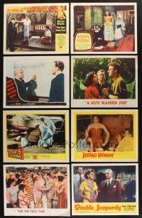 2a057 LOT OF 123 LOBBY CARDS '40 - '95 multiple scene cards from 36 different movies!