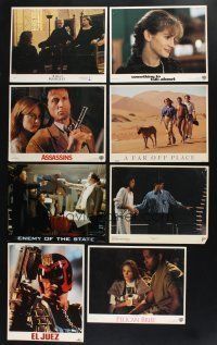 2a063 LOT OF 85 LOBBY CARDS '88 - '98 multiple scene cards from 14 different movies!