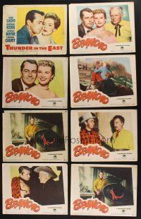 2a073 LOT OF 15 LOBBY CARDS FROM ALAN LADD MOVIES '50s Branded & Thunder in the East!