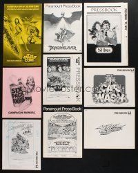 2a088 LOT OF 26 CUT PRESSBOOKS & SUPPLEMENTS '60s-70s a variety of great advertising images!