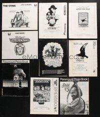 2a090 LOT OF 25 CUT PRESSBOOKS '60s-70s a variety of great advertising images!
