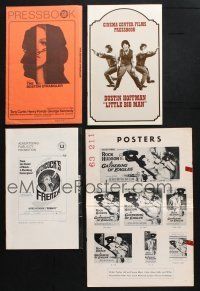 2a096 LOT OF 7 CUT PRESSBOOKS '60s-70s great advertising images from a variety of movies!