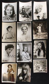 2a237 LOT OF 22 8X10 STILLS OF SEXY WOMEN PORTRAITS '40s-60s great images of pretty actresses!