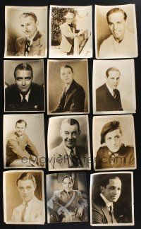 2a240 LOT OF 20 8X10 PORTRAIT STILLS OF MALE ACTORS '30s-40s great images of movie men!