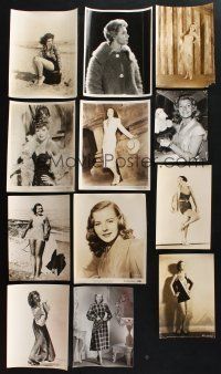 2a241 LOT OF 19 8X10 STILLS OF SEXY WOMEN PORTRAITS '30s-50s great images of pretty actresses!