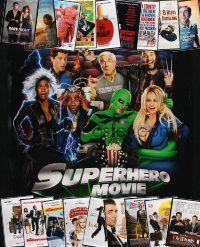 2a310 LOT OF 23 UNFOLDED DOUBLE-SIDED ONE-SHEETS FROM COMEDY MOVIES '00s-10s great images!