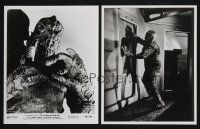 2a359 LOT OF 2 REPRO 8X10 STILLS FROM IT! THE TERROR FROM BEYOND SPACE '80s cool monster images!